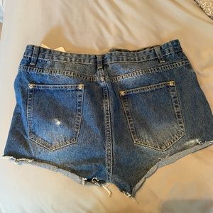 Denim shorts